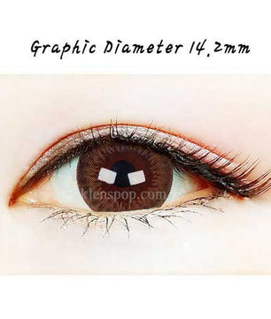 Close-up-Image-of-an-eye-wearing-Miyu-Brown-2pcs-6-Months-Colored-Contacts