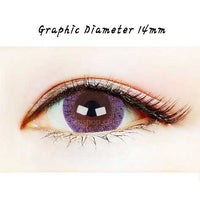 Close-up-Image-of-an-eye-wearing-Mojito-Violet-Colored-Contacts-2Pcs-6-Months