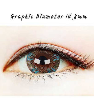 Close-up-Image-of-an-eye-wearing-Sw4-Green-2pcs-6-Months-Colored-Contacts