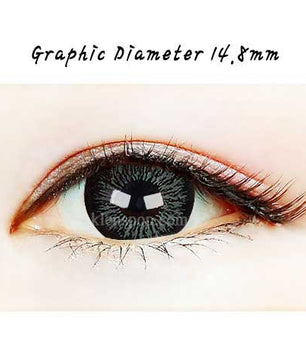 Close-up-Image-of-an-eye-wearing-Ta204-Green-2pcs-6-Months-Colored-Contacts