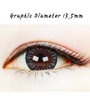 Close-up-Image-of-an-eye-wearing-Von-Natural-Fit-Barbie-Grey-2pcs-6-Months-Colored-Contacts