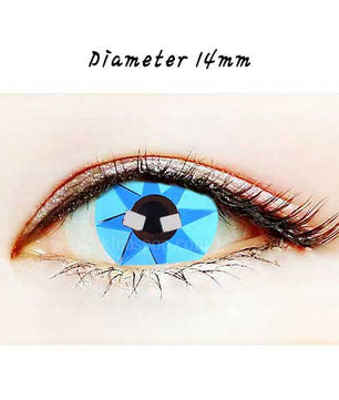 Close-up-Image-of-eye-002-Blue-Wheel-Halloween-Contact-Lenses