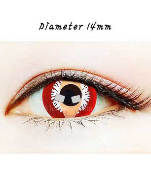 Close-up-Image-of-eye-052-Red-Snake-Halloween-Contact-Lenses