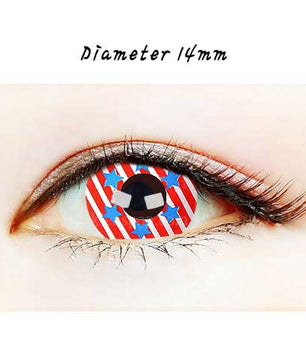Close-up-Image-of-eye-067-Star-And-Stripes-Halloween-Contact-Lenses