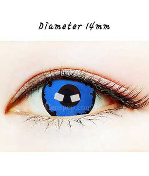 Close-up-Image-of-eye-102-Blue-Fire-Halloween-Contact-Lenses