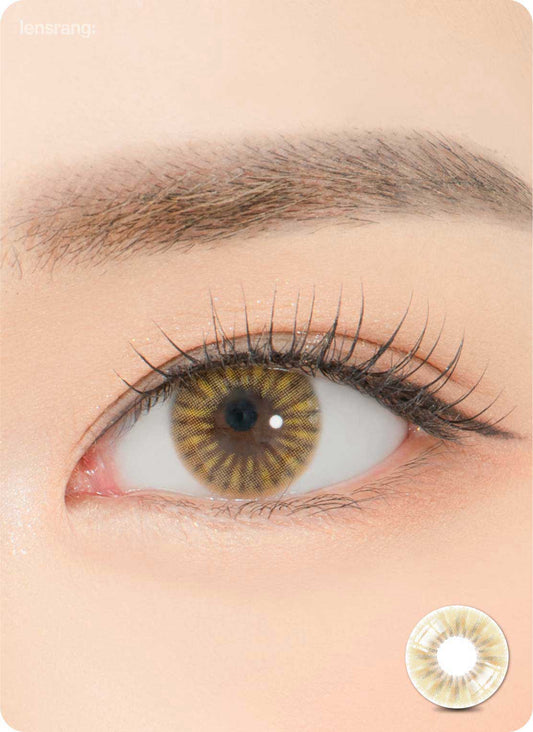 Close-up-Image-of-eye-Ailleen-Brown-2pcs-Monthly-Colored-Contacts