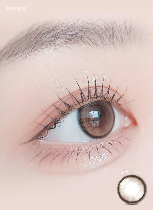 BeBe Brown (2pcs) Monthly ( Buy 1 Get 1 Free ) Colored Contacts