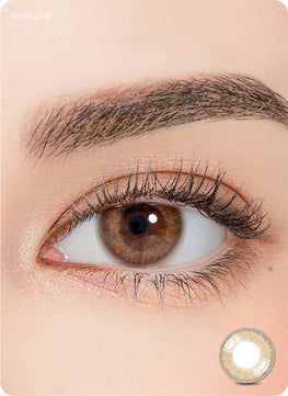 Close-up-Image-of-eye-Celinay-Brown-2pcs-Monthly-Colored-Contacts