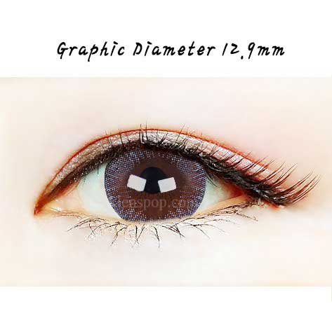 Close-up-Image-of-eye-Clalen-Iris-Blue-Moon-40pcs-Daily-Colored-Contacts