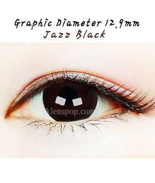 Close-up-Image-of-eye-Clalen-iris-Jazz-Black-40pcs-Daily-Colored-Contacts