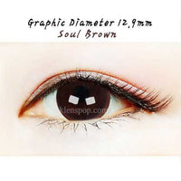 Close-up-Image-of-eye-Clalen-iris-Soul-Brown-10pcs-Daily-Colored-Contacts