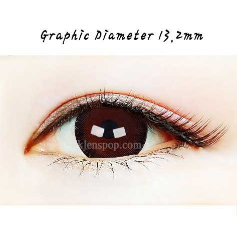 Close-up-Image-of-eye-Clear-Color-Cl-001-Black-2pcs-6-Months-Colored-Contacts