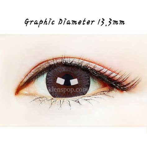 Close-up-Image-of-eye-Clear-Color-Queen-Cv26-Grey-2pcs-6-Months-Colored-Contacts