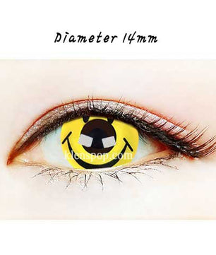 Close-up-Image-of-eye-Cute-Smile-2pcs-Halloween-Contact-Lenses