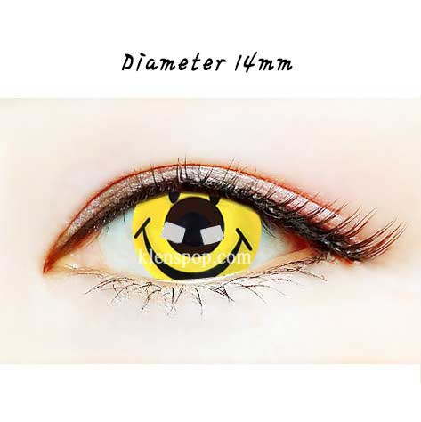 Close-up-Image-of-eye-Cute-Smile-2pcs-Halloween-Contact-Lenses