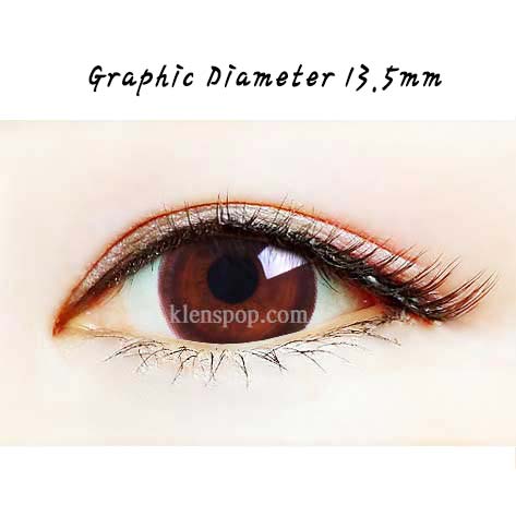 Close-up-Image-of-eye-Dali-2-Brown-2pcs-6Months-Colored-Contacts