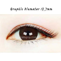 Close-up-Image-of-eye-Dali-Extra-Size-Brown-2pcs-6Months-Hyperopia-Colored-Contacts