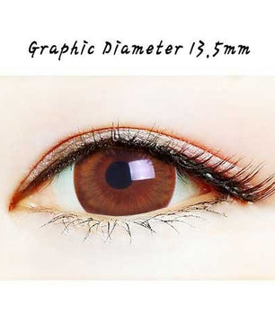 Close-up-Image-of-eye-Dandy-Brown-2pcs-6-Months-Colored-Contacts