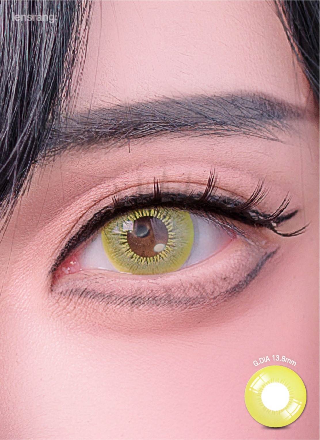 Ditto Yellow (2pcs) Monthly MPC Lens Colored Contacts