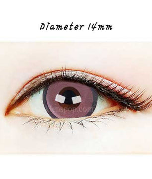 Close-up-Image-of-eye-F-03-Orange-Laser-Halloween-Contact-Lenses