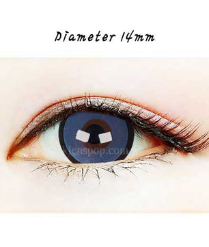 Close-up-Image-of-eye-F-05-Blue-Laser-Halloween-Contact-Lenses