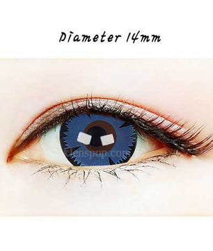 Close-up-Image-of-eye-F-10-Blue-Moonlight-Halloween-Contact-Lenses