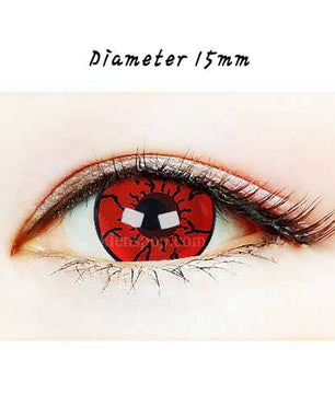 Close-up-Image-of-eye-H-10-Red-Pyschopath-Halloween-Contact-Lenses