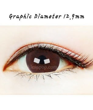 Close-up-Image-of-eye-Honey-U-Choco-2pcs-Monthly-Colored-Contacts