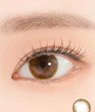 Close-up-Image-of-eye-Iwwiny-Brown-2pcs-Monthly-Colored-Contacts