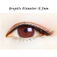 Close-up-Image-of-eye-Magic-Eye-Chocolate-2pcs-6-Months-Colored-Contacts