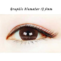 Close-up-Image-of-eye-Monet-Brown-2pcs-6Months-Hyperopia-Colored-Contacts