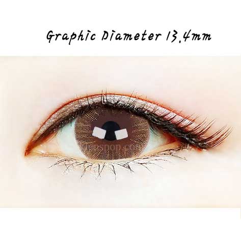 Close-up-Image-of-eye-Natural-Khaki-Brown-2pcs-6-Months-Colored-Contacts