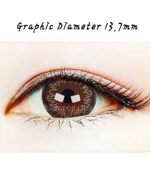 Close-up-Image-of-eye-Pinky-Ring-Gold-Brown-2pcs-6-Months-Pearl-Lens-Colored-Contacts