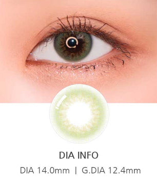 Close-up-Image-of-eye-Real-Khaki-Green-2pcs-Monthly-Colored-Contacts