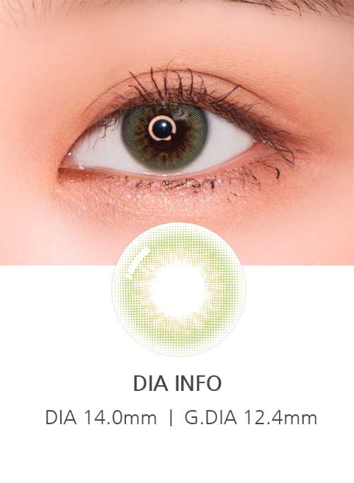 Close-up-Image-of-eye-Real-Khaki-Green-2pcs-Monthly-Colored-Contacts