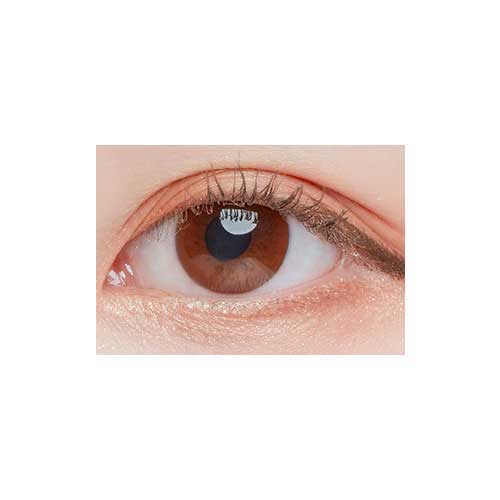 Close-up-Image-of-eye-Rumi-Lens-Choco-2Pcs-Monthly-Colored-Contacts