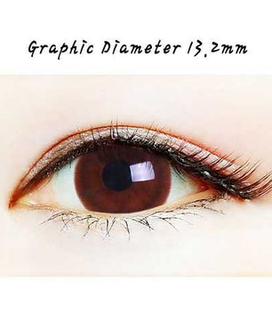 Close-up-Image-of-eye-Silk-Choco-2Pcs-6-Months-Silicone-Hydrogel-Colored-Contacts