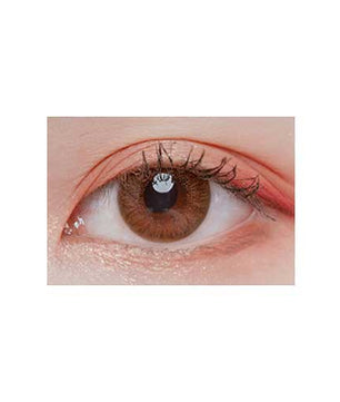 Close-up-Image-of-eye-Star-3Color-Brown-Sn1-2Pcs-Monthly-Colored-Contacts