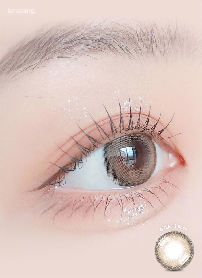 Sugar Cream Ash Brown (2pcs) Monthly ( Buy 1 Get 1 Free ) Colored Contacts
