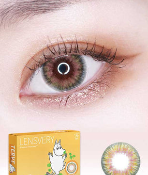 Close-up-Image-of-eye-Terve-Khaki-2pcs-Monthly-Colored-Contacts