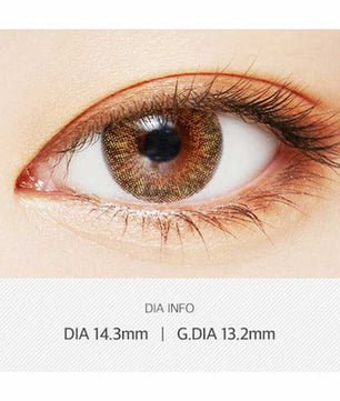 Close-up-Image-of-eye-Twenty-My-Brown-20pcs-Daily-Colored-Contacts