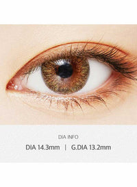 Close-up-Image-of-eye-Twenty-My-Brown-20pcs-Daily-Colored-Contacts