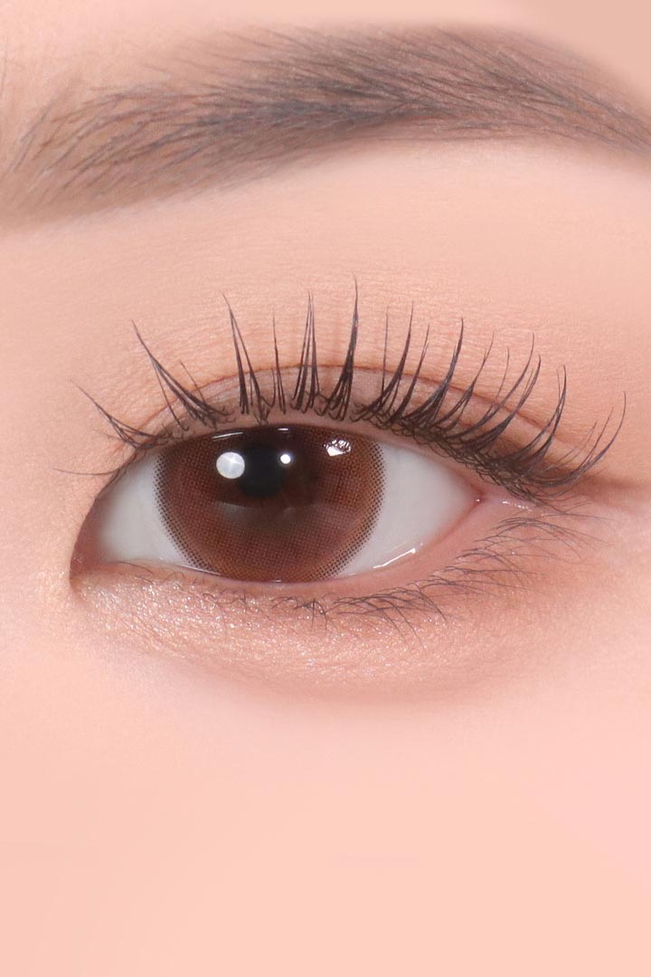 Color Pick Toned Peach Brown (10pcs) (Silicone Hydrogel) Daily Colored Contacts