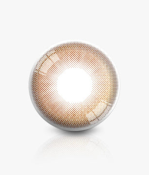 Color Pick Toned Peach Brown (10pcs) (Silicone Hydrogel) Daily Colored Contacts