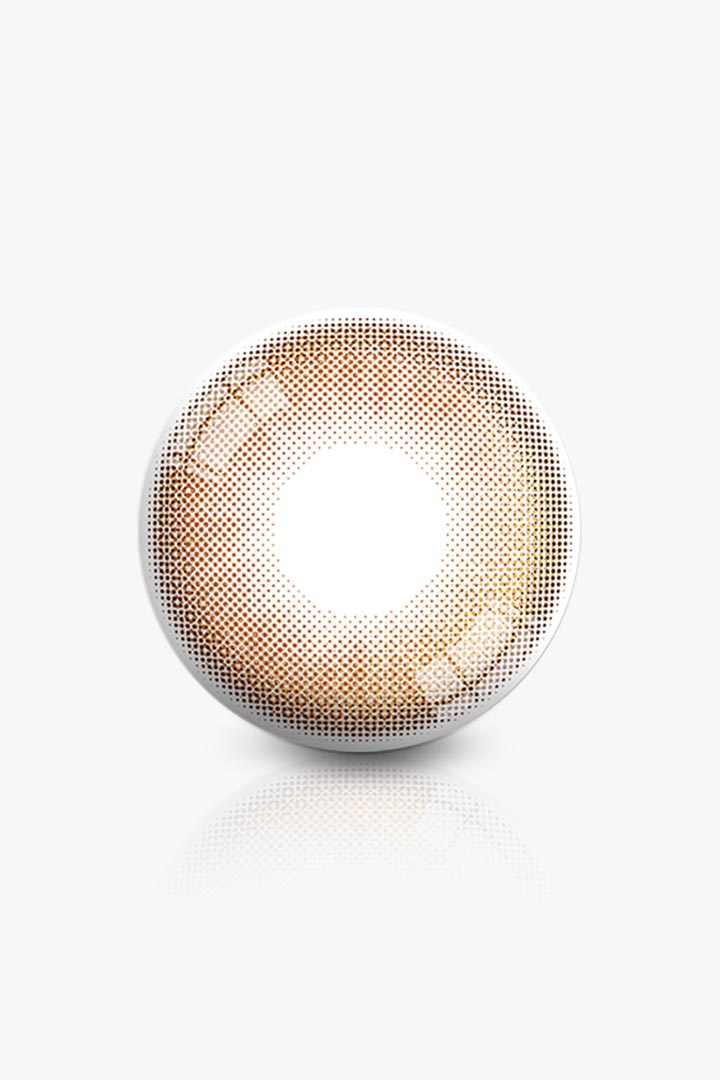 Color Pick Toned Peach Brown (10pcs) (Silicone Hydrogel) Daily Colored Contacts