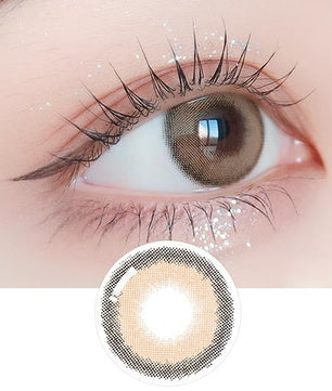 Comely Brown (2pcs) Monthly ( Buy 1 Get 1 Free ) Colored Contacts