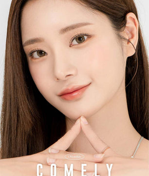 Comely Brown (2pcs) Monthly ( Buy 1 Get 1 Free ) Colored Contacts