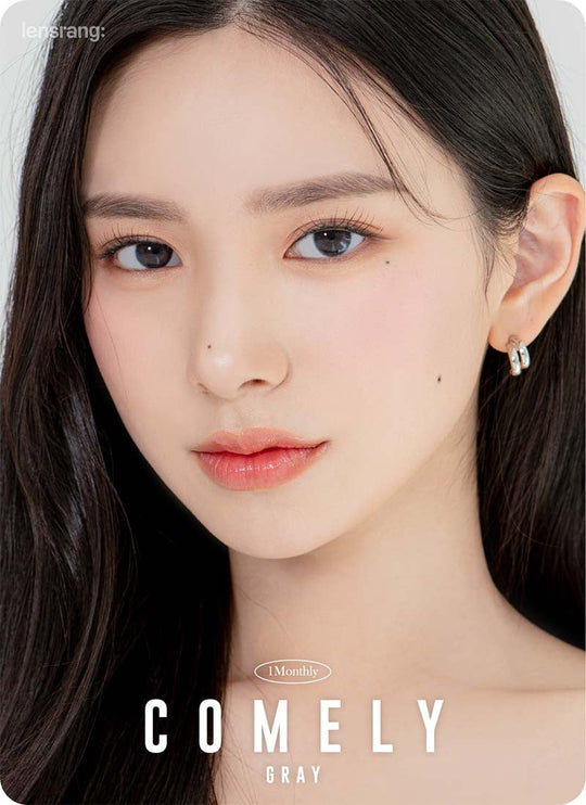 Comely Grey (2pcs) Monthly ( Buy 1 Get 1 Free ) Colored Contacts
