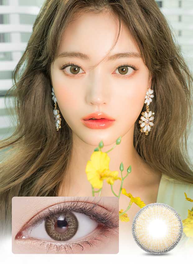 First Look Contacts Smooth Brown Colored Contacts: Realistic, Versatile Look – ULENSPOP