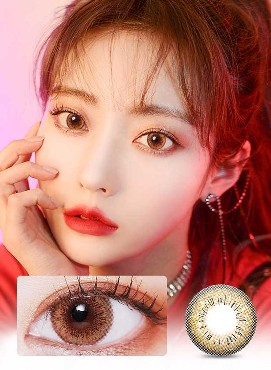 Vanity Brown (1Pcs) 3 Months (Buy 1 Get 1 Free) Colored Contacts